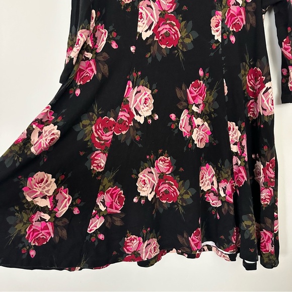Torrid x Betsey Johnson Floral Ponte Skater Dress With Back Cutout - Picture 6 of 12